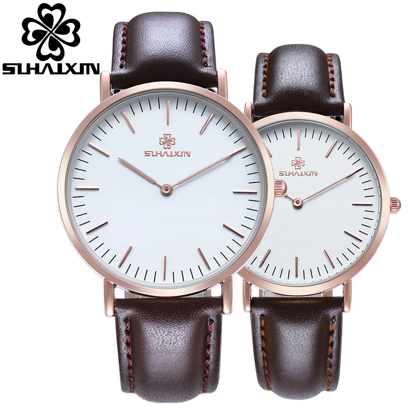 SIHAIXIN Ultra Thin Watch For Men Top Brand Luxury Waterproof Sport Lady Man Clock bayan kol saati Lover's Watches For Couple SIHAIXIN Ultra Thin Watch For Men Top Brand Luxury Waterproof Sport Lady Man Clock bayan kol saati Lover's Watches For Couple