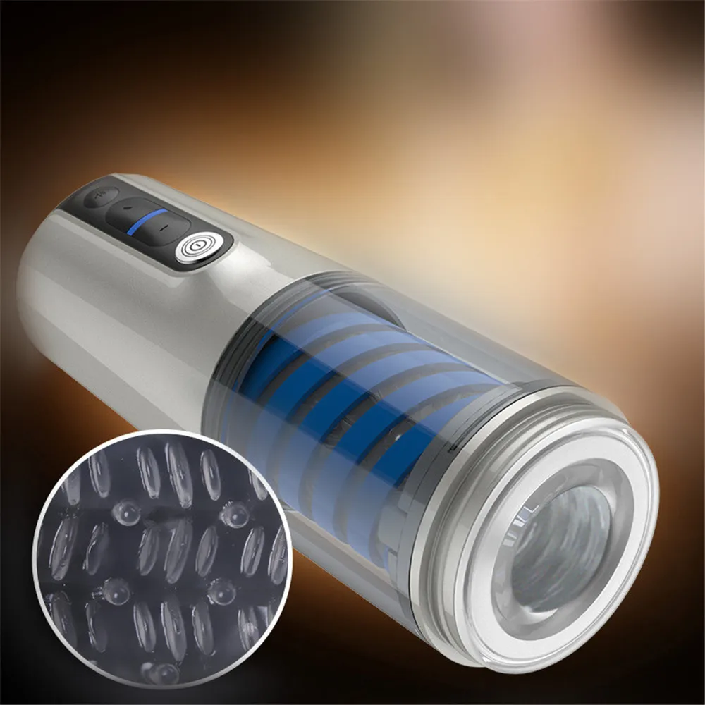 Massage Intelligent Sucking Masturbator Silicone Artificial Vagina Male Hand Free Masturbator Automatic Spin Licking Men Sex Toy (7)