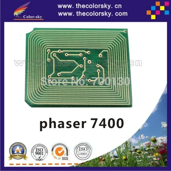 8PCS/Lot Reset Laser Printer Toner Chip Chipset for XEROX phaser 7400 106R01150 106R01153 9k BkCMY (TY-X7400A) | Компьютеры и офис