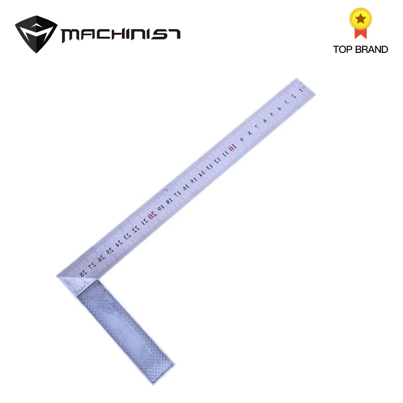 30cm Metal Steel Square Ruler 90 Degree Angle Auto Car Measuring