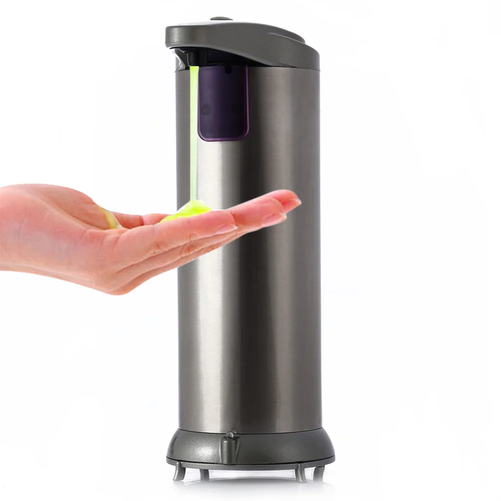 AD 02C 280ml Auto Shampoo Dispenser Stainless Steel IR Sensor Liquid