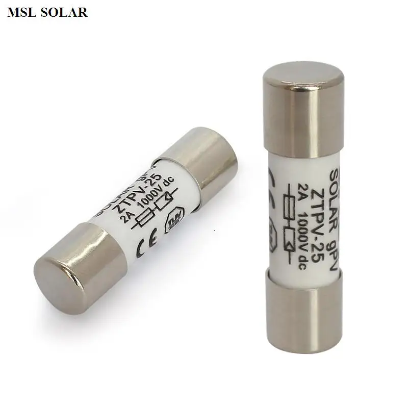 DC Fuse 1000V 15A 20A 30A Fuse For Solar Photovoltaic System Protection