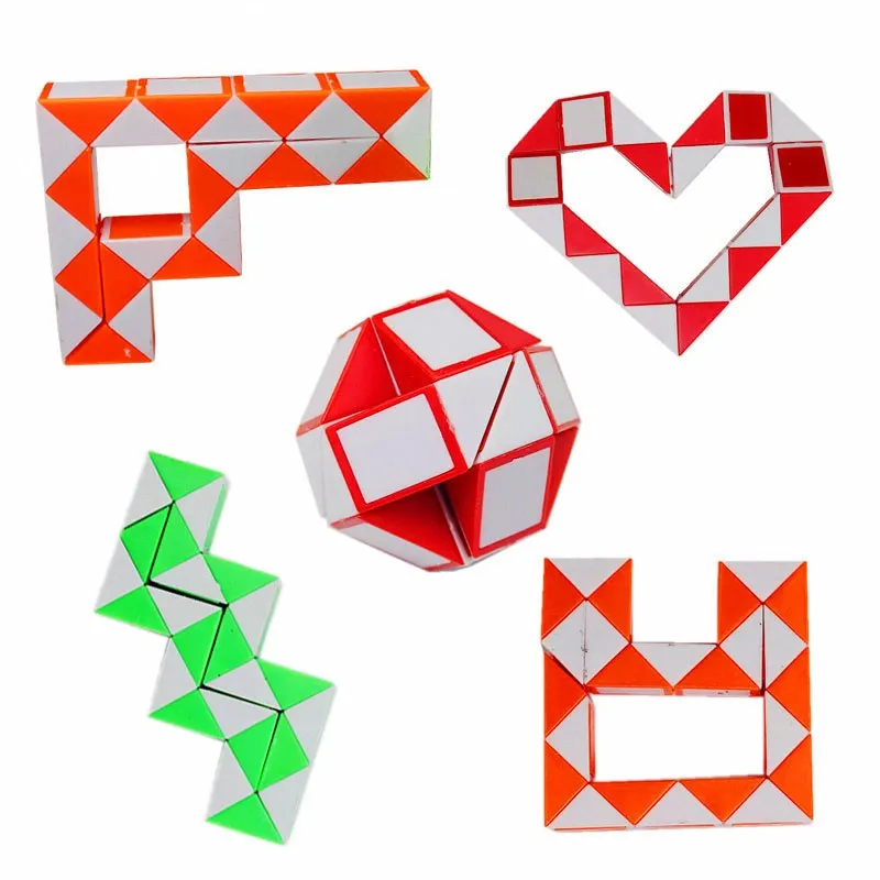 1pcs Assembly Modeling Stress Relief Cube Stress Reliever Fun Toys Stress Rainbow Strange Shape Puzzles