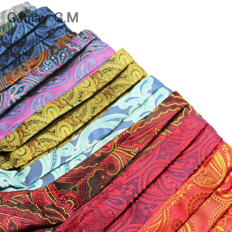 Men Vintage Polka Dot Wedding Formal Cravat Ascot Scrunch Self British style Gentleman Polyester Silk Neck Tie Luxury