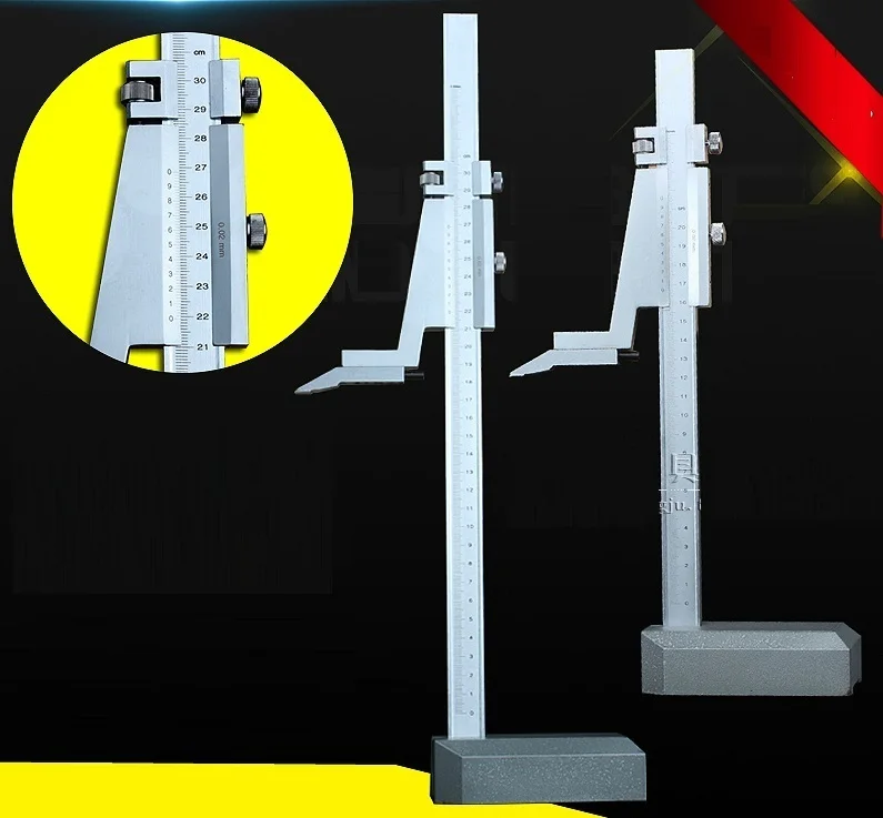 0-200мм-300мм 0,02 мм как метрическая система, так и дюймовые Штангенциркули высоты штангенциркуль высота ДАТЧИК скольжения маркировка ruller слайд суппорт