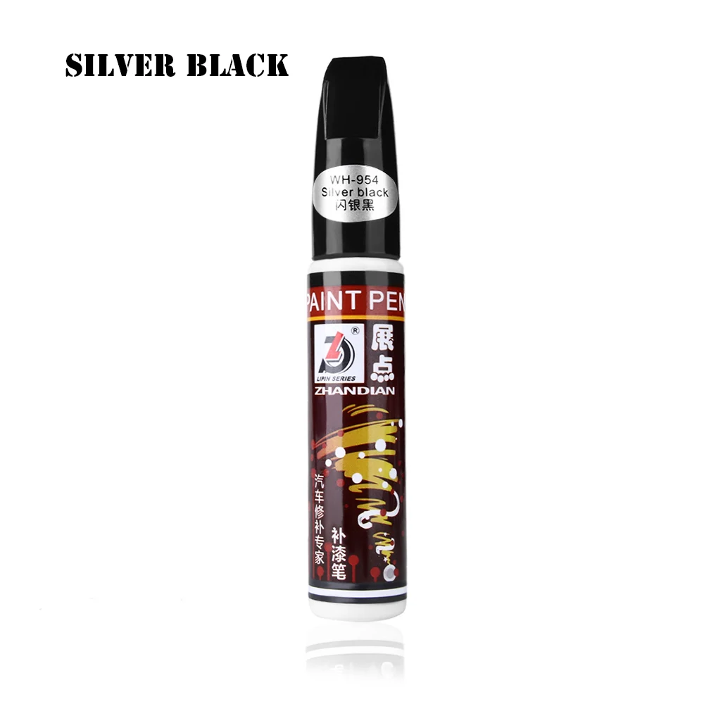 Silver Black 1 шт. водонепроницаемый Авто пальто царапины чистый ремонт краски ручка сенсорный аппликатор инструменты для ухода за авто - Цвет: Silver Black