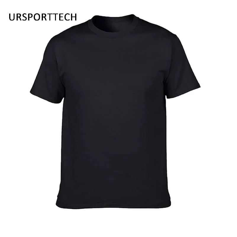 GILDAN Solid color T Shirt Mens Black And White 100% cotton T-shirts Summer Skateboard Tee Boy Skate Tshirt Tops European size