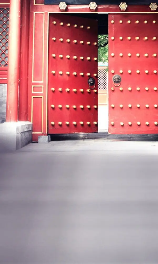 

Chinese Traditional Door of Palace Photography Backdrops Photo Props Studio Background 5x7ft