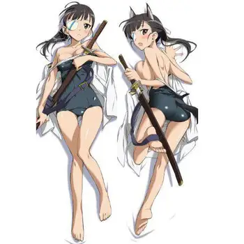 

New Japanese Cosplay Anime Strike Witches Sakamoto Mio Throw Otaku Dakimakura Gifts Bedding Hugging Body Pillow Case 150x50 CM