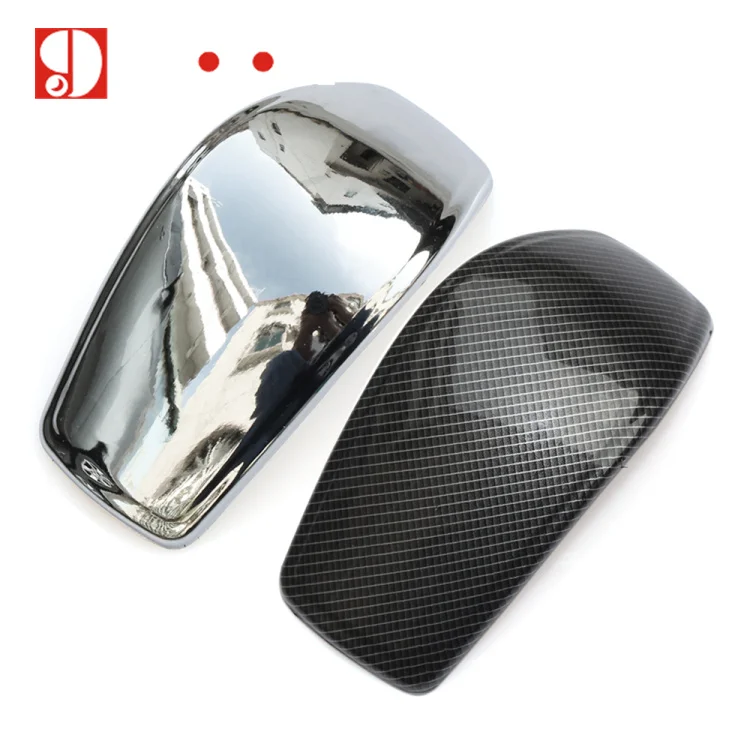 

2017 New ! ABS Chrome Carbon fiber Gear head decoration sticker Shift Knob cover For Ford Focus 2 MK2 2005-2014 Fiesta 2008-2012