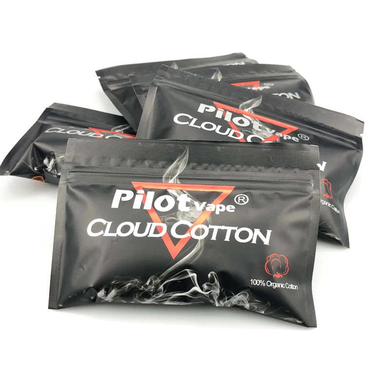 

Pilot Vape Cotton RDA Cotton for Vape E Cigarette RDA RBA Atomizer Tank DIY Heating Coil Wire vs cotton bacon