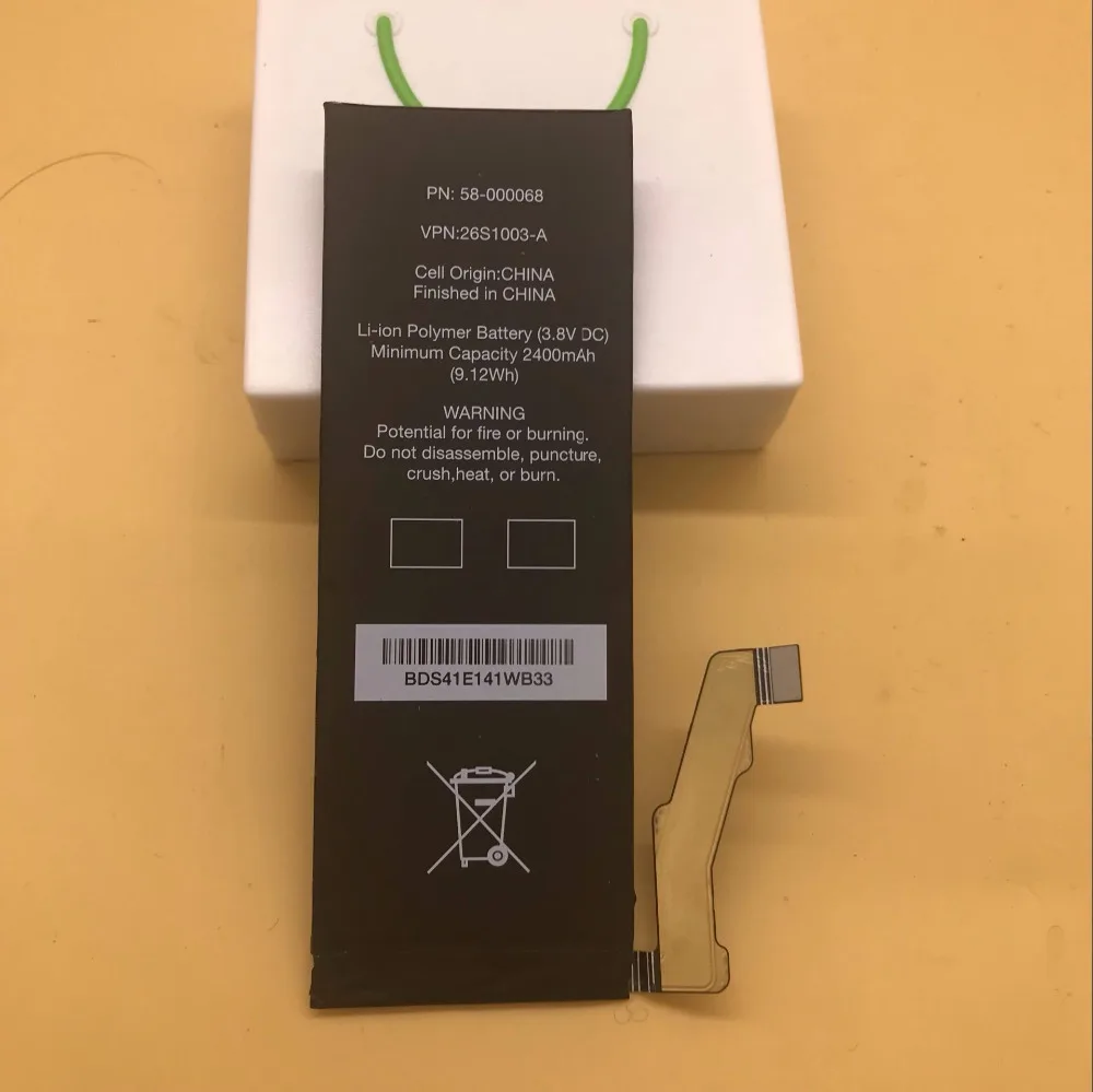 3 8 V 2400mAh 58 000068 26S1003 A для Amazon Fire Phone Батареи|Аккумуляторы мобильных телефонов| |
