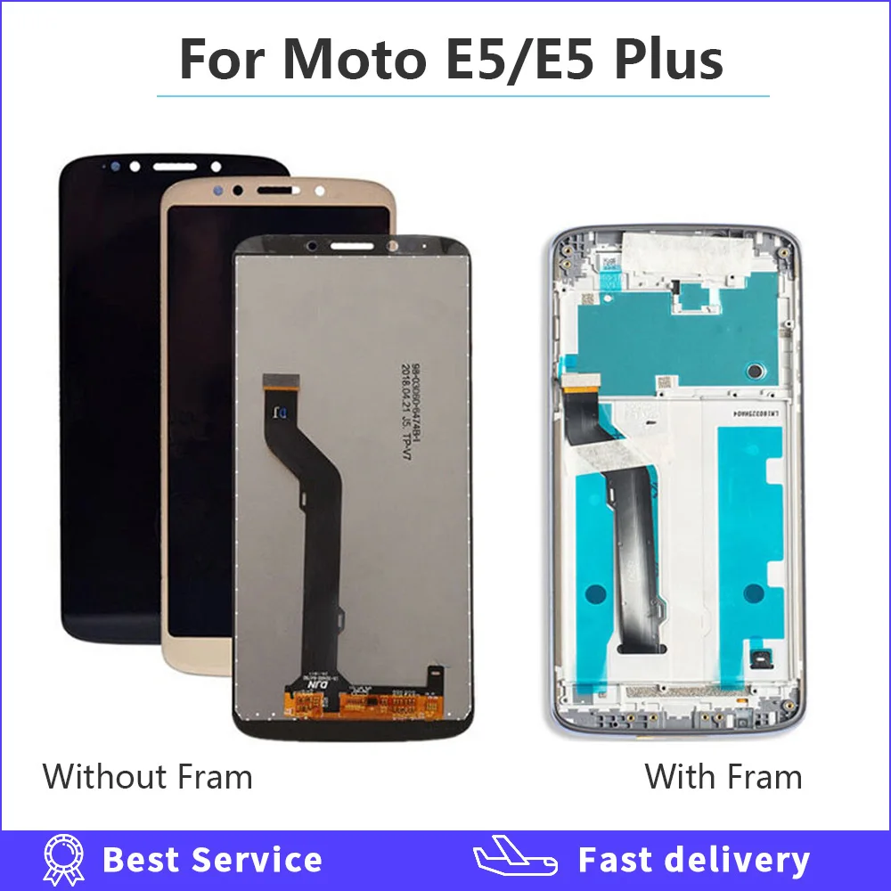 ЖК дисплей сенсорный экран с дигитайзером в сборе для Motorola Moto E5 XT1944/E5 Plus XT1924