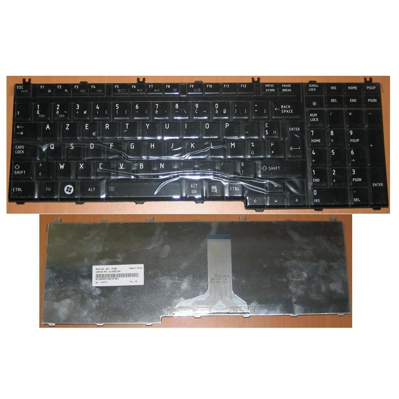 YALUZU клавиатура azerty FR для Toshiba Satellite P300 NSK-TBQ0F MP-08H76F06698 9J. N9282.Q0F