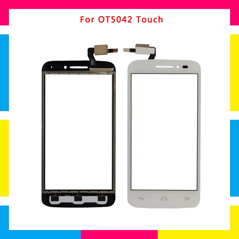 

Replacement high Quality Touch Screen Digitizer Sensor Outer Glass Lens Panel For Alcatel One Touch POP 2 5042D OT5042 5042