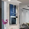 Toile abstraite bleue pour décor, affiche créative bleue, Art mural imprimé ► Photo 3/6