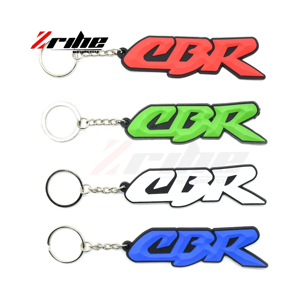 new motorcycle key chain soft rubber motorbike key ring For HONDA CBR1000 cbr600 CBR500 CBR700 CBR929RR CBR900