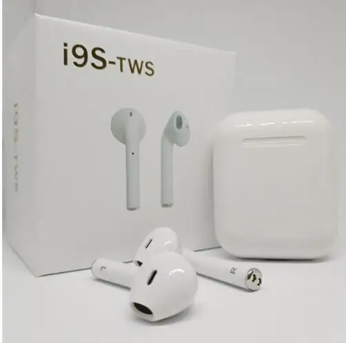 

DHL FREE 10PCS/Lot Top Quality I9S TWS In-Ear Wireless Bluetooth sport earphones with Charging Box Earbuds For iphone