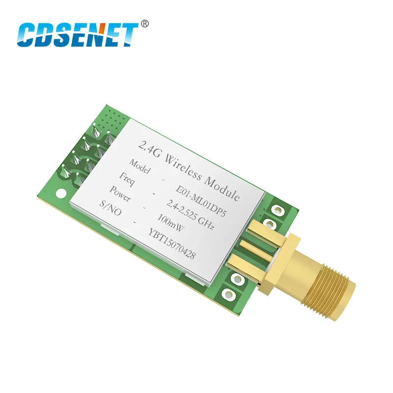 1 шт. E01-ML01DP5 nRF24L01 PA LNA 2,4 ГГц РЧ модуль 2,5 км iot SPI 2,4 ГГц РЧ передатчик приемник с экраном для arduino nRF24L01P