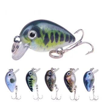 

New Fishing Lure 3cm 2g Crankbait 1pcs Micro Hard Artificial Baits Mini Lure Minnow for Pike Bass Trout