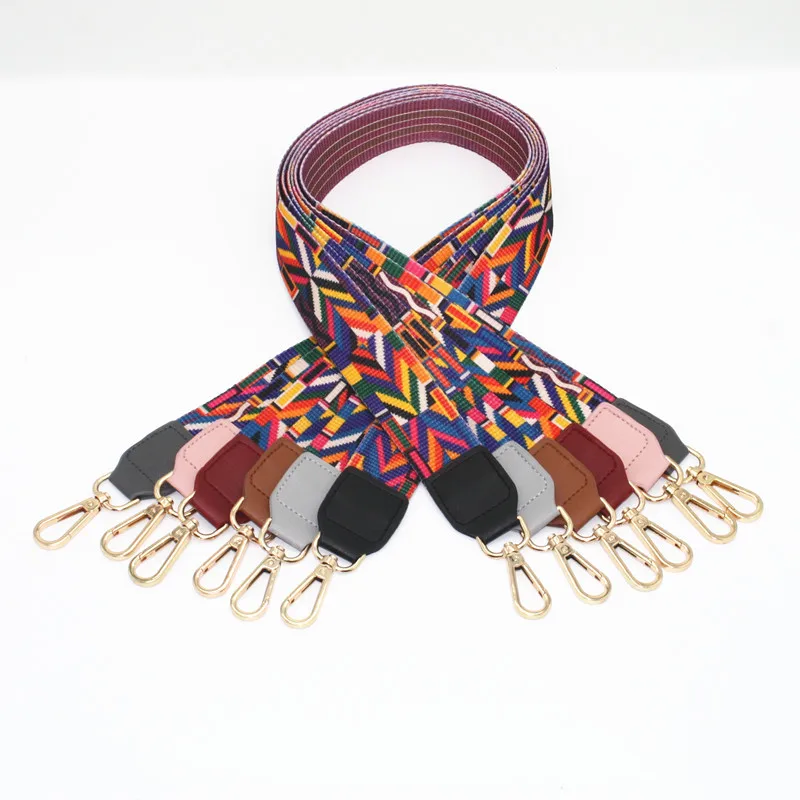 Bag Straps Colorful Shoulder Belts Replacement Detachable Handbag Handle Belts Bands with Buckle Bag DIY Accessories KZ151354