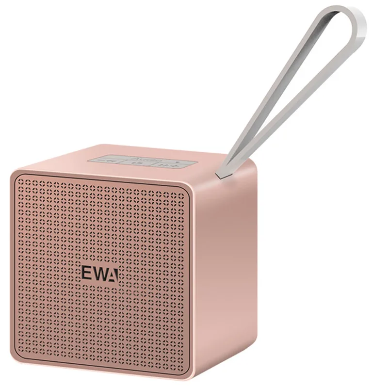 EWA A105 Мини Bluetooth динамик Встроенный аккумулятор Портативный беспроводной для смартфона/планшета/Pad Поддержка MicroSD карты - Цвет: rose gold