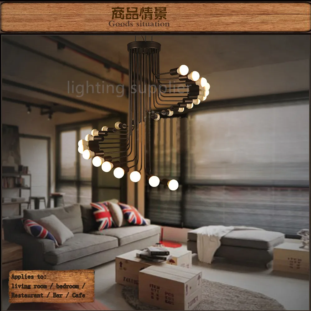 Online Get Cheap Drop Lighting Fixtures Aliexpresscom Alibaba - Loft Modern Pendant Light Iron Minimalist Spiral Staircase Lamp Drop Lightingfixture For High Ceiling Office online get cheap drop lighting fixtures aliexpresscom alibaba - loft modern pendant light iron minimalist spiral staircase lamp drop lightingfixture for high ceiling office