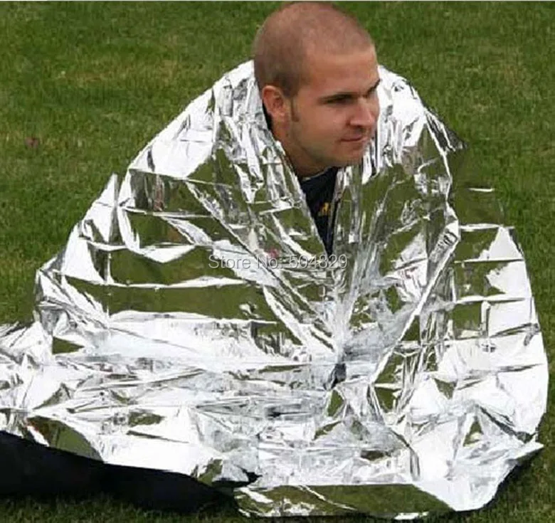 

Waterproof outdoor Emergency Survival Foil Thermal First Aid Rescue Blanket