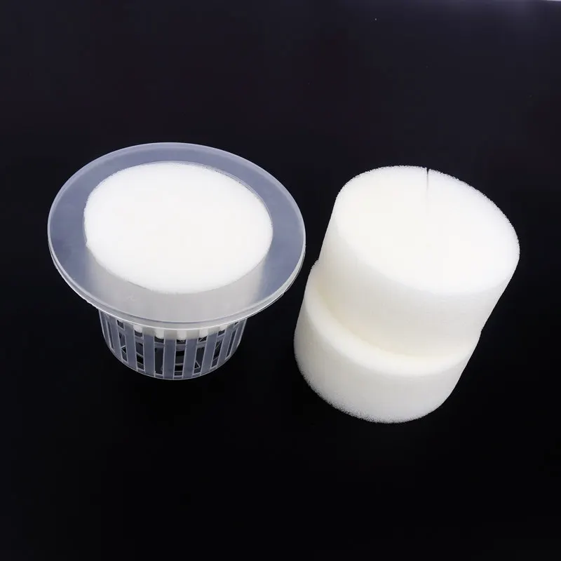 7pcs 95mm by 40mm White Rooter Sponge Transplanted Sponge Gardening Tools Soilless Planting Seedlings