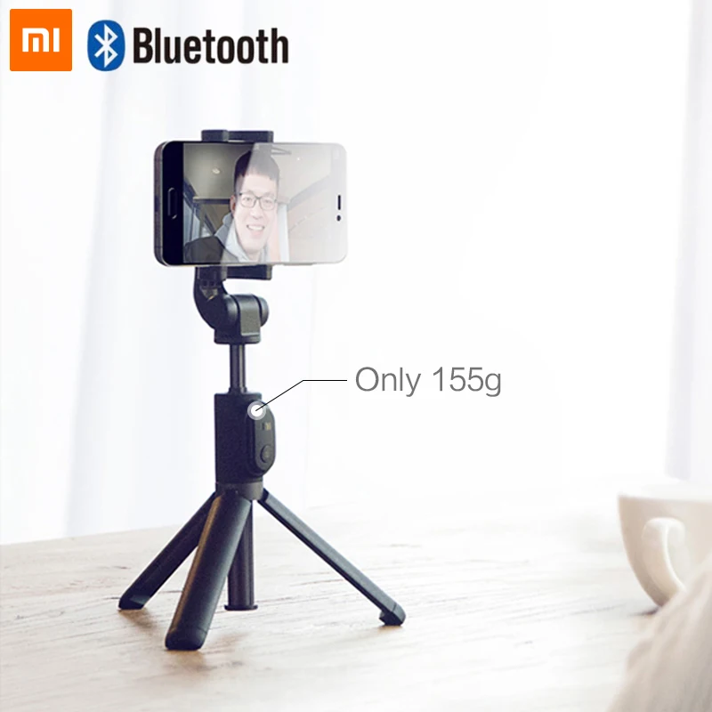 

Original Xiaomi Selfie Stick Foldable Tripod Monopod Selfie Stick Bluetooth With Wireless Button Shutter For iOS/Android/Xiaomi