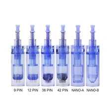 10/50PCS Electric Derma Pen Needles Bayonet 9 /12/ 36 pin/ Nano Cartridge For Auto Dr. Pen Tattoo Needles Needle Tip