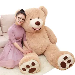 100 см Большой размер американский гигантский медведь плюшевая игрушка мягкая плюшевый мишка кукла для ребенка взрослый любовник спящий