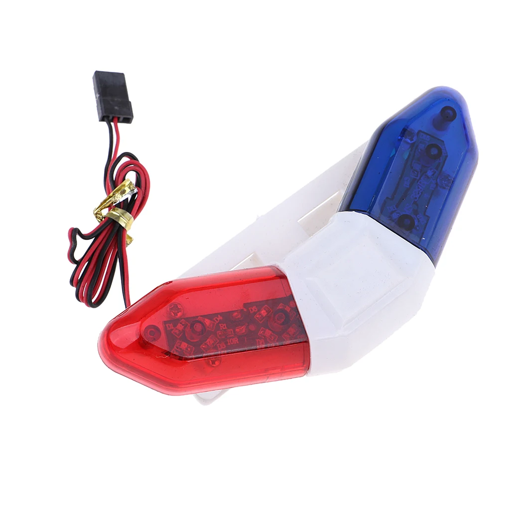 1/8 1/10 RC Car Trucks LED Police Light Warning Lighting for Redcat HSP D90 Traxxas
