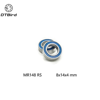 

Free Shipping 50 PCS MR148-2RS Bearings 8x14x4 mm Rubber Sealed Miniature Ball Bearings MR148-RS