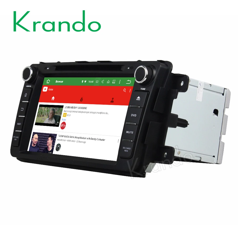 Автомобильная навигация Krando Android 8 0 Gps стерео для mazda cx 9 DVD плеер радио