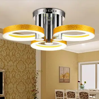 

Modern circular led ceiling lamps LED lighting lamp is suitable for dining room led light ring lamp voltage AC 90-260V