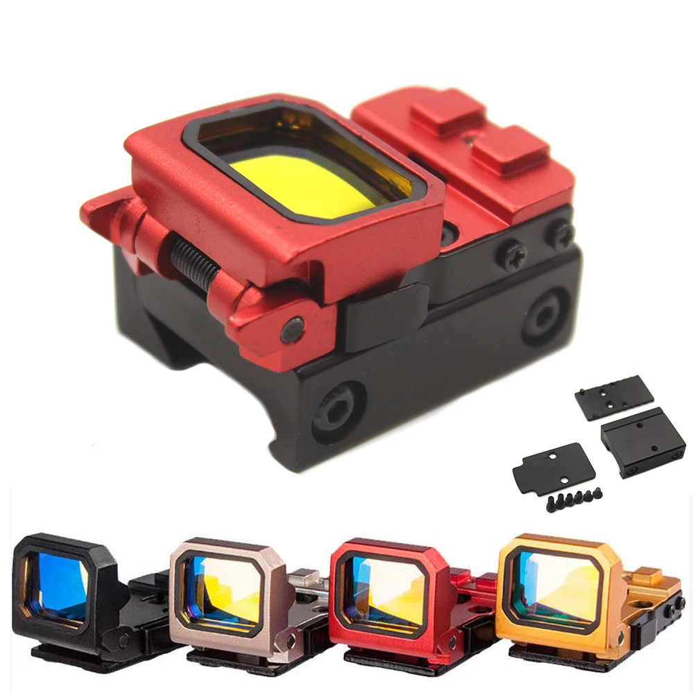 

Hot Flip Red Dot Sight Scope 20mm Rail Riflescope Hunting Optics Holographic Tactical Scope AirGun Accessories