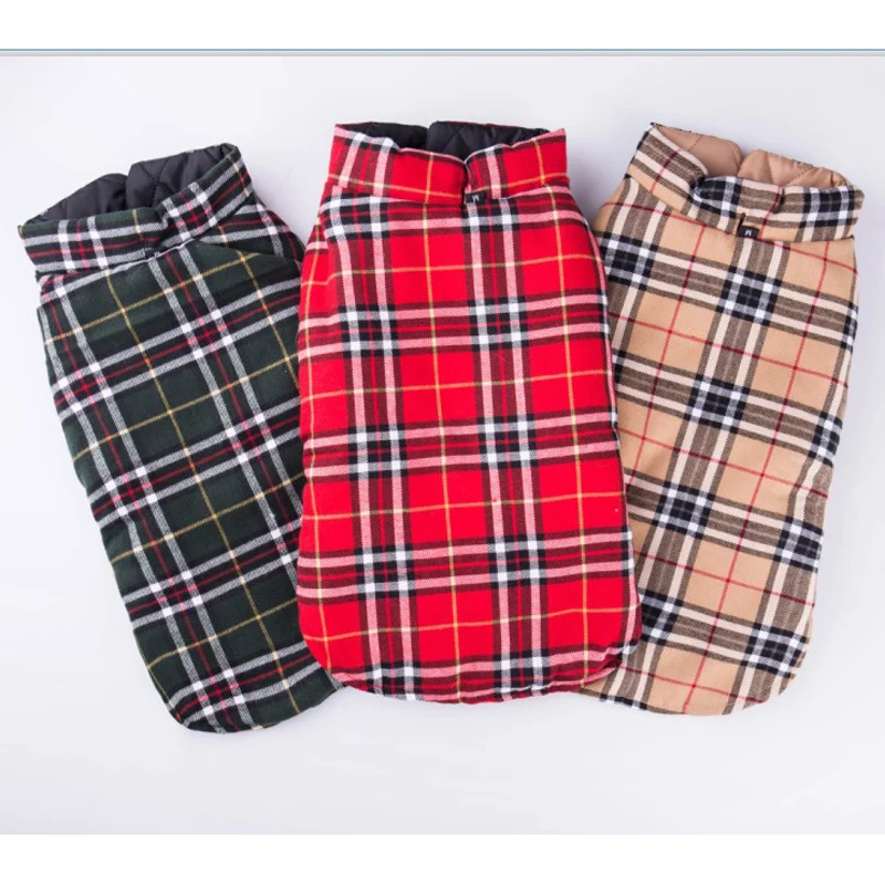 

Pet Dog Waterproof Jacket Clothes Winter Warm Dog Coat for Small Medium Large Dogs Double-sided Wear Clothing XS-3XL