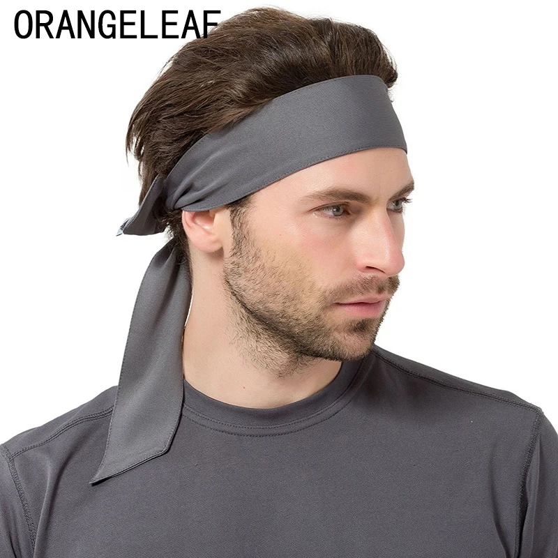 

Sport Headbands Stretch Tie Back Sweatbands Hair Band Yoga Gym Moisture Wicking Men Women Bands