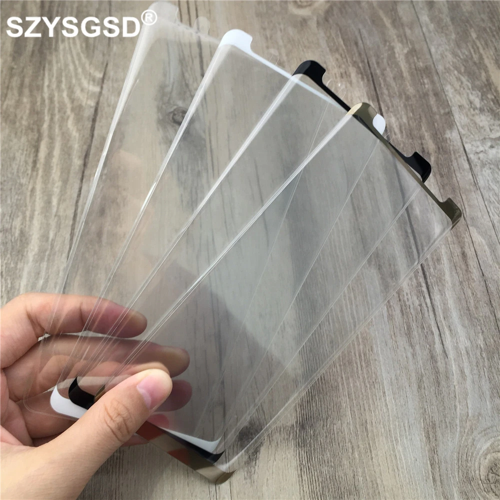 

SZYSGSD 3D Curved Case Friendly Full Cover Tempered Glass Screen Protector For Samsung Galaxy Note 8 Note8 Protective Glass film