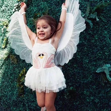 Платье принцессы; костюмы для девочек; платье на Хеллоуин; костюм маленького лебедя для девочек; Бальные платья для девочек; маленькое платье для детской вечеринки