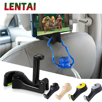 

OVERE 1PC Car Back Seat Storage Hook & Mobile Phone For Ford Focus 2 3 Fiesta Mondeo MK4 Ranger Toyota Corolla chr RAV4 yaris
