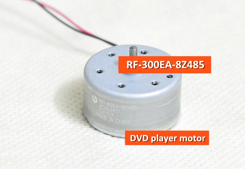 2X DVD плеер мотор RF-300EA-8Z485 5,9 V Солнечный DIY небольшой моторчик для вентилятора