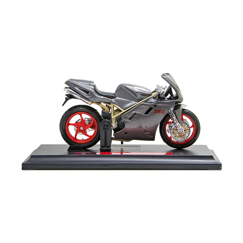 Maisto 1:18 модели мотоциклов Ducati 748 литой пластик мото миниатюрная гоночная игрушка для коллекции подарков