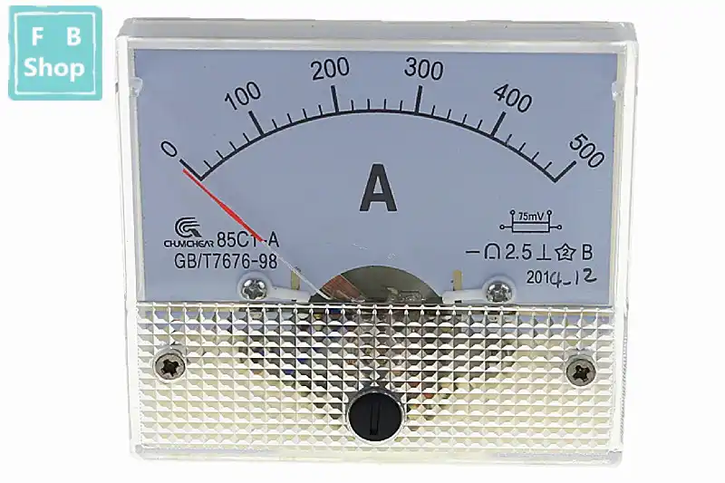 85C1-A Analog current panel meter DC 50A Ammeter for circuit test Ammeter Tester Gauge 1 PCS