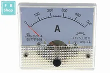 Panneau de mesure analogique, ampèremètre de courant, 85C1-A 100A 150A 200A 250A 300A 400A 500A DC, 1 pièce
