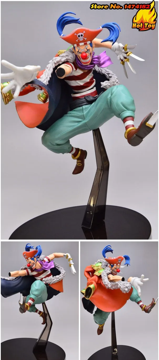 100% Оригинальные Banpresto скульптуры большой zoukeiou 4 Vol.4 Коллекция Рисунок-багги из "ONE PIECE"