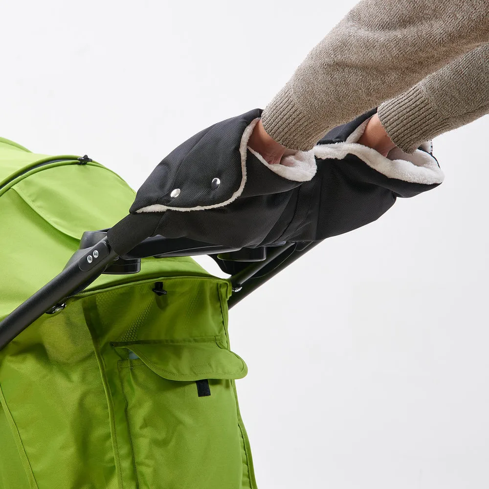 

Winter Warm Stroller Gloves Pushchair Hand Muff Waterproof Pram Accessories Mitten Baby Buggy Clutch Cart Thick Fleece Gloves