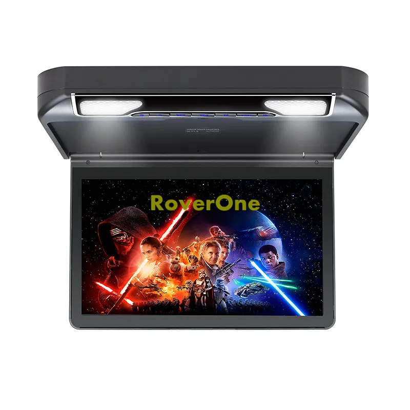 

13.3 Inch All In One AV Bus Entertainment Automotive Auto DVD Car Flip Down Monitor Overhead Ceiling TFT LCD Roof Mount Player