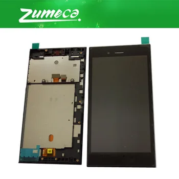 

High Quality For Blackberry Z3 LCD Display Screen+Touch Screen Digitizer With Frame Assembly Black Color with tape
